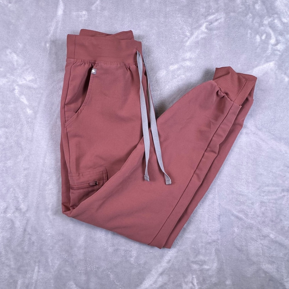 Figs Zamora Jogger Scrub Pants Mauve Pink XXS 1000208 Technical Collection